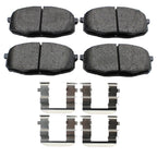 Set of 4 Akebono ProACT Ultra Premium Front Ceramic Pads for Kia Soul (2014–2016)