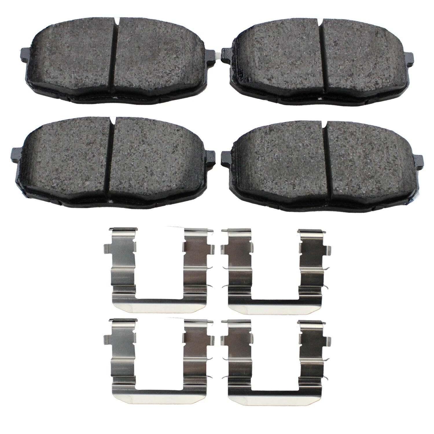 Set of 4 Akebono ProACT Ultra Premium Front Ceramic Pads for Kia Soul (2014–2016)
