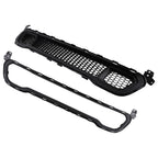 2X Front Lower Bumper Cover Grille with Molding Trim for Jeep Cherokee (2014-2018)