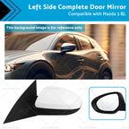 Left Door Mirror for Mazda 3 BL (2009–2013) White