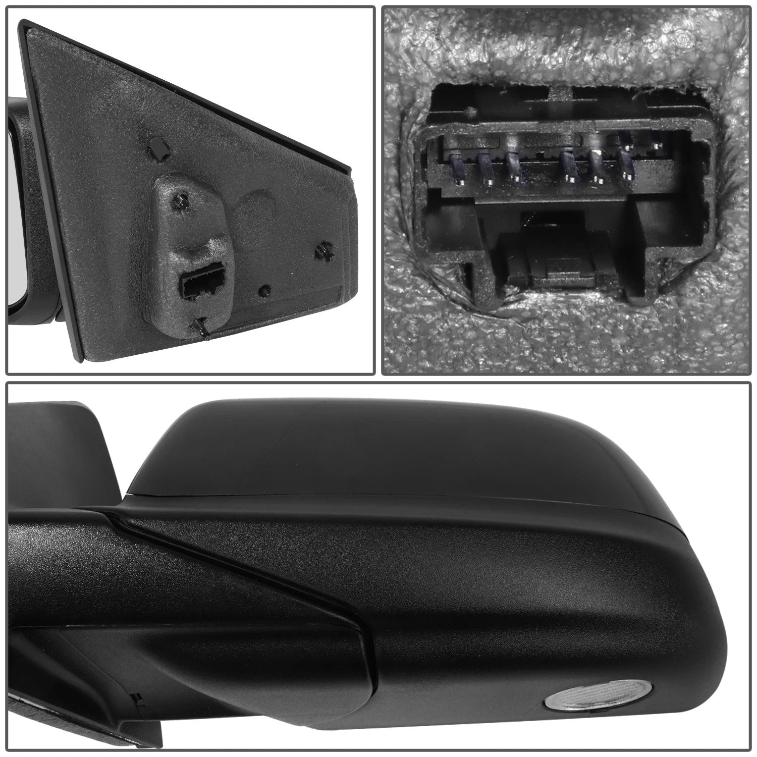 Power Heated Glass Side Mirror Driver Left for Ford Edge (2009–2011)
