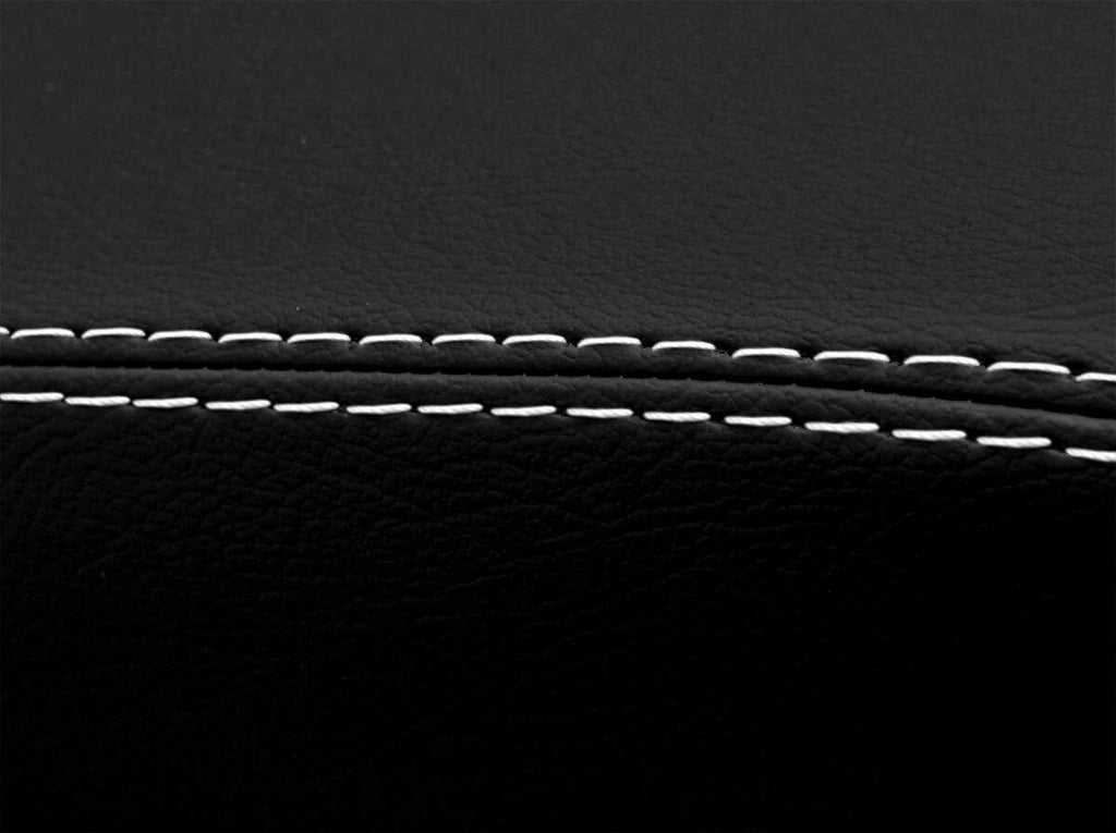 Center Console Cover for Ford Explorer (2011–2019) - Synthetic Leather, White Stitch