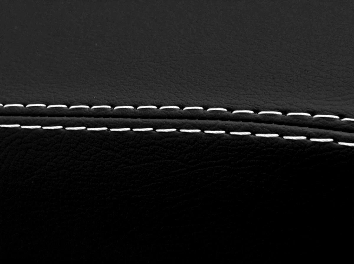 Center Console Cover for Ford Explorer (2011–2019) - Synthetic Leather, White Stitch