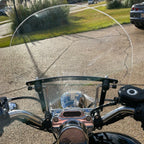 19" Clear Front Windshield for Harley Honda Magna Shadow Spirit
