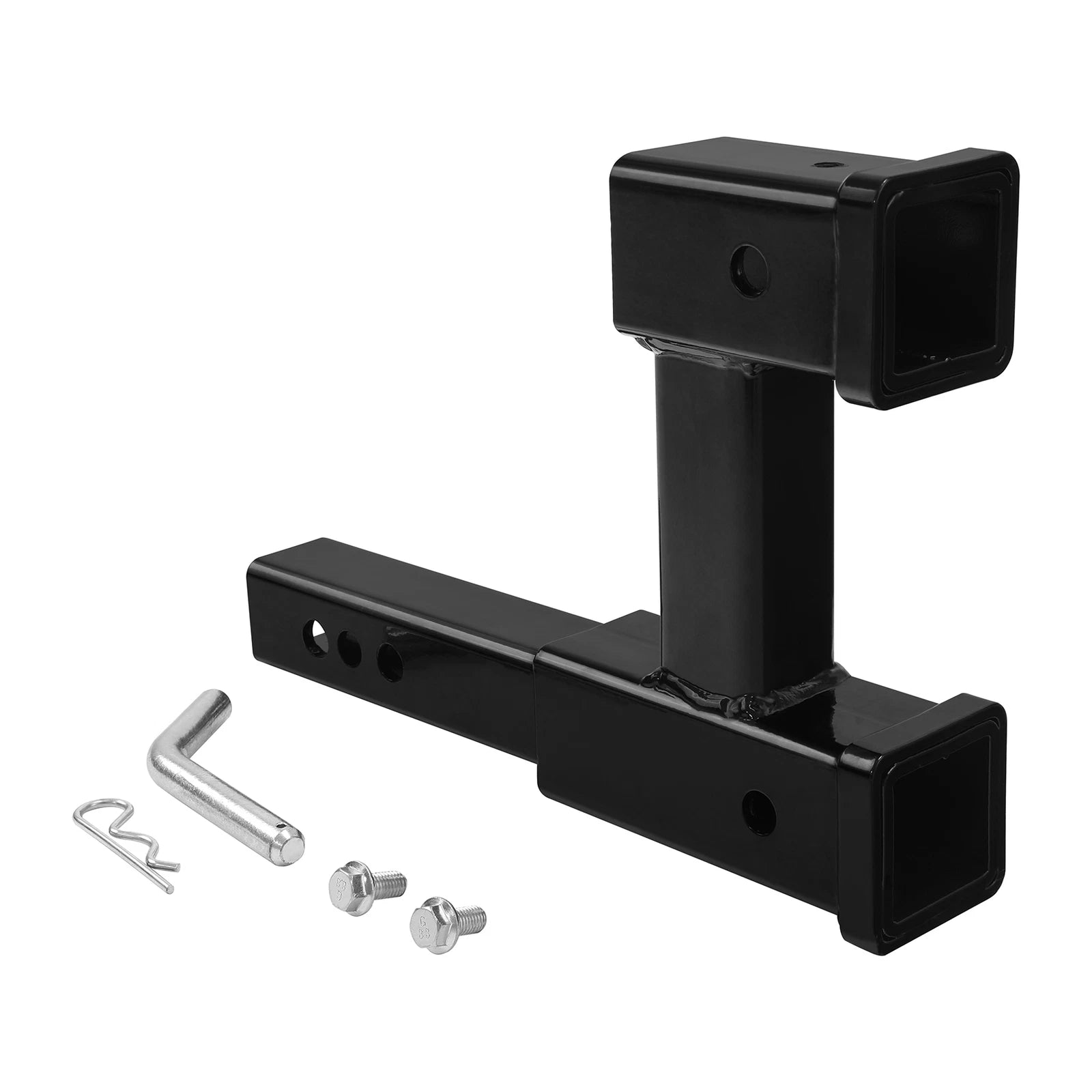 Dual 2" Trailer Hitch Receiver Extension Adapter for Tow Truck (4000LB)