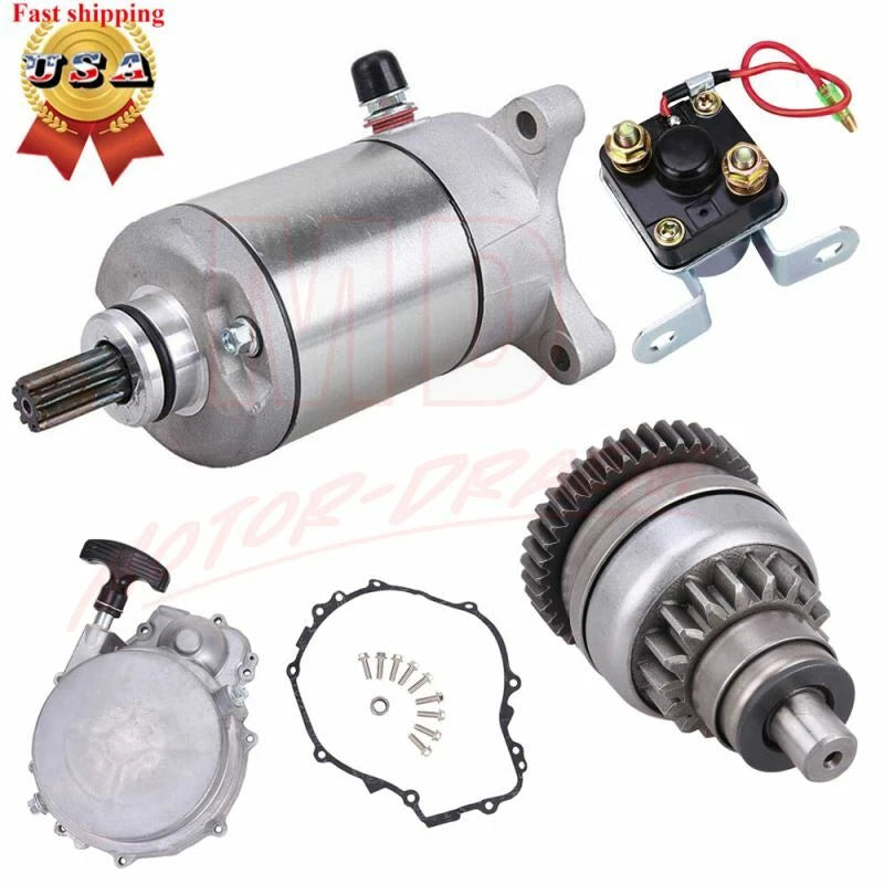 Recoil Starter Pull Start Drive Relay Set for Polaris Sportsman 500 HO (2003–2006)