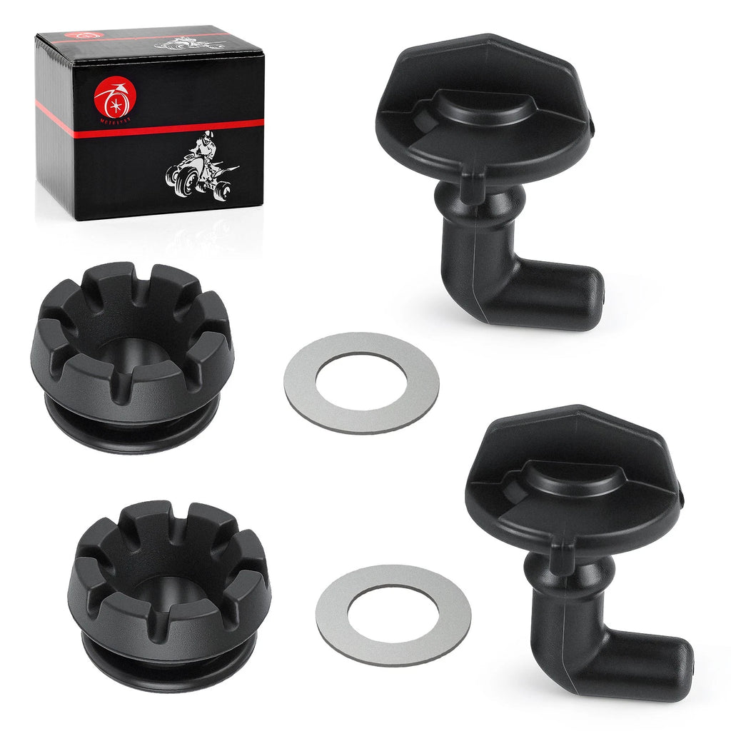 2X Hood Latch Toggles + Grommets Washer Kit for Polaris RZR 570 (2012–2022)