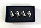 Valve Stem Caps Tapered Chrome Replacement for Ford Dodge Jeep (2009–2026)