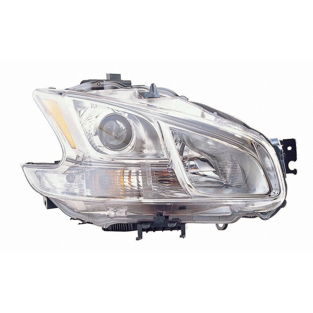 Replacement Passenger Side Halogen Head Light Assembly for 2009-14 Nissan Maxima