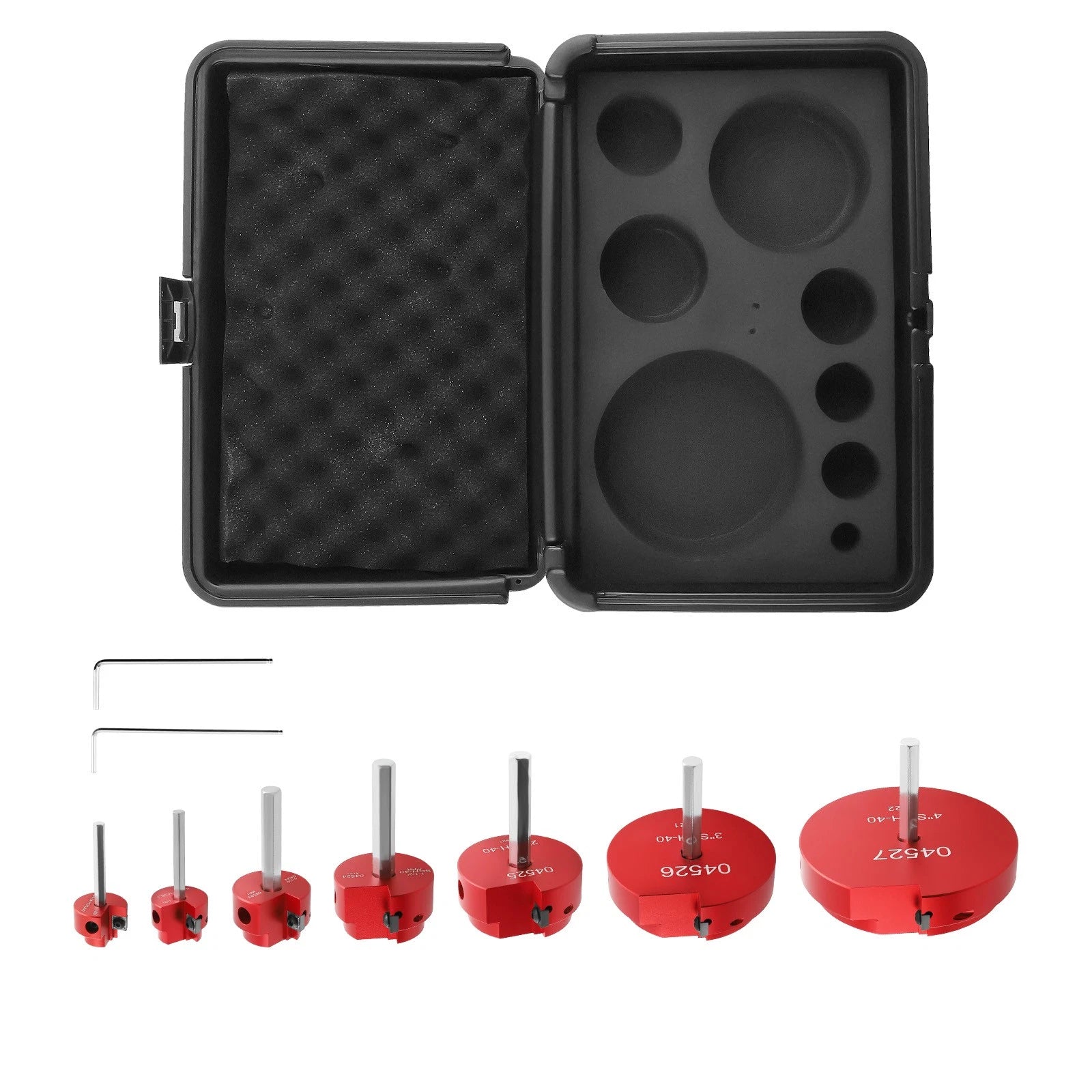 7PCS PVC Pipe Reamer Kit Fitting Socket Saver SCH Plumbing Tools for 1/2" Drills