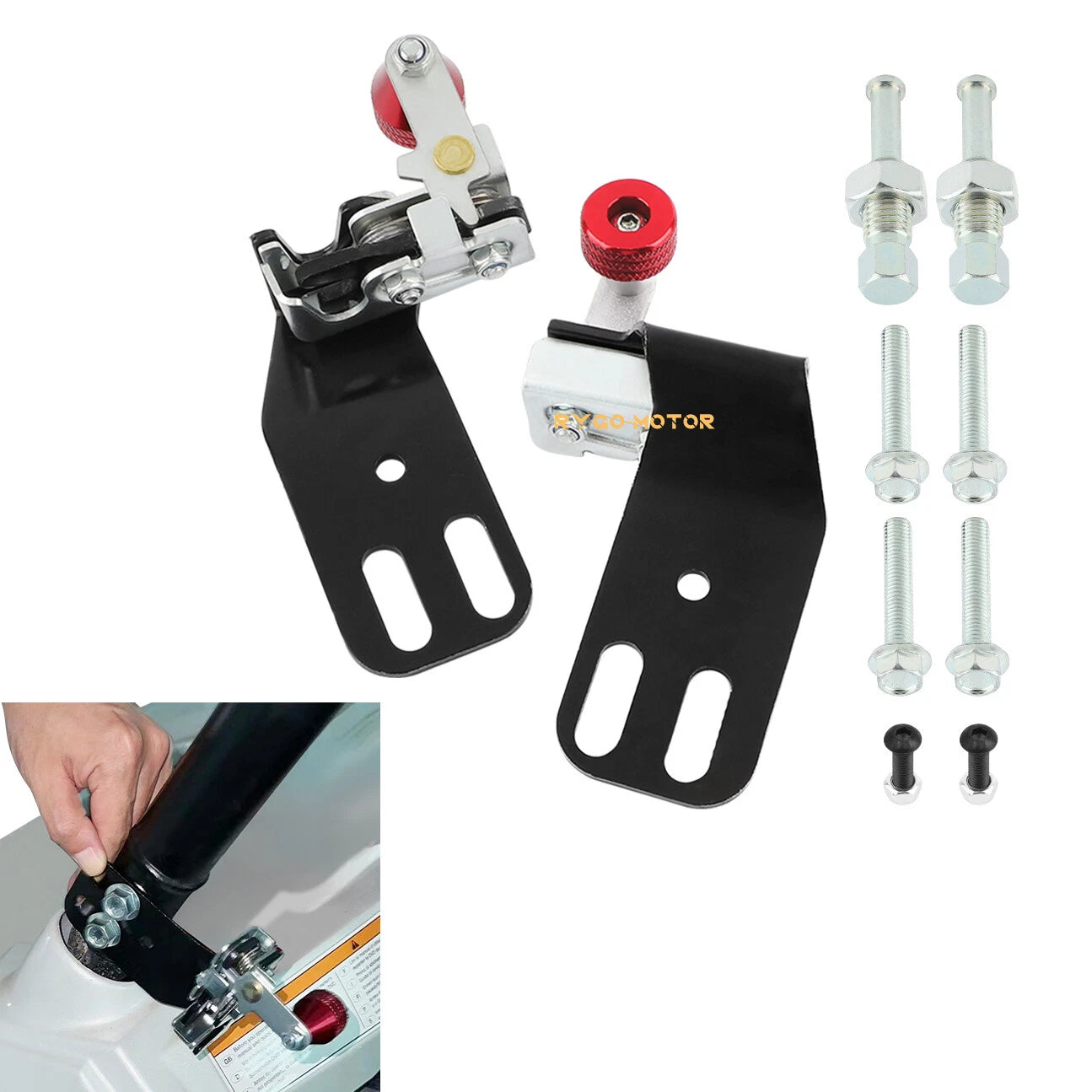Front Door Slam Latches Kit for Polaris RZR 900 XP, RZR 800, 570 (2011–2020)