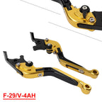 Extendable Brake Clutch Levers for Honda CBR600RR CBR954RR Gold (2002-2006)