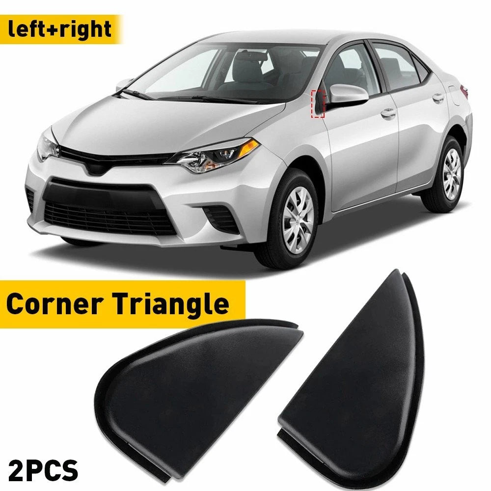 2X Side Mirror Corner Triangle Cover Trim for Toyota Corolla (2014–2021)