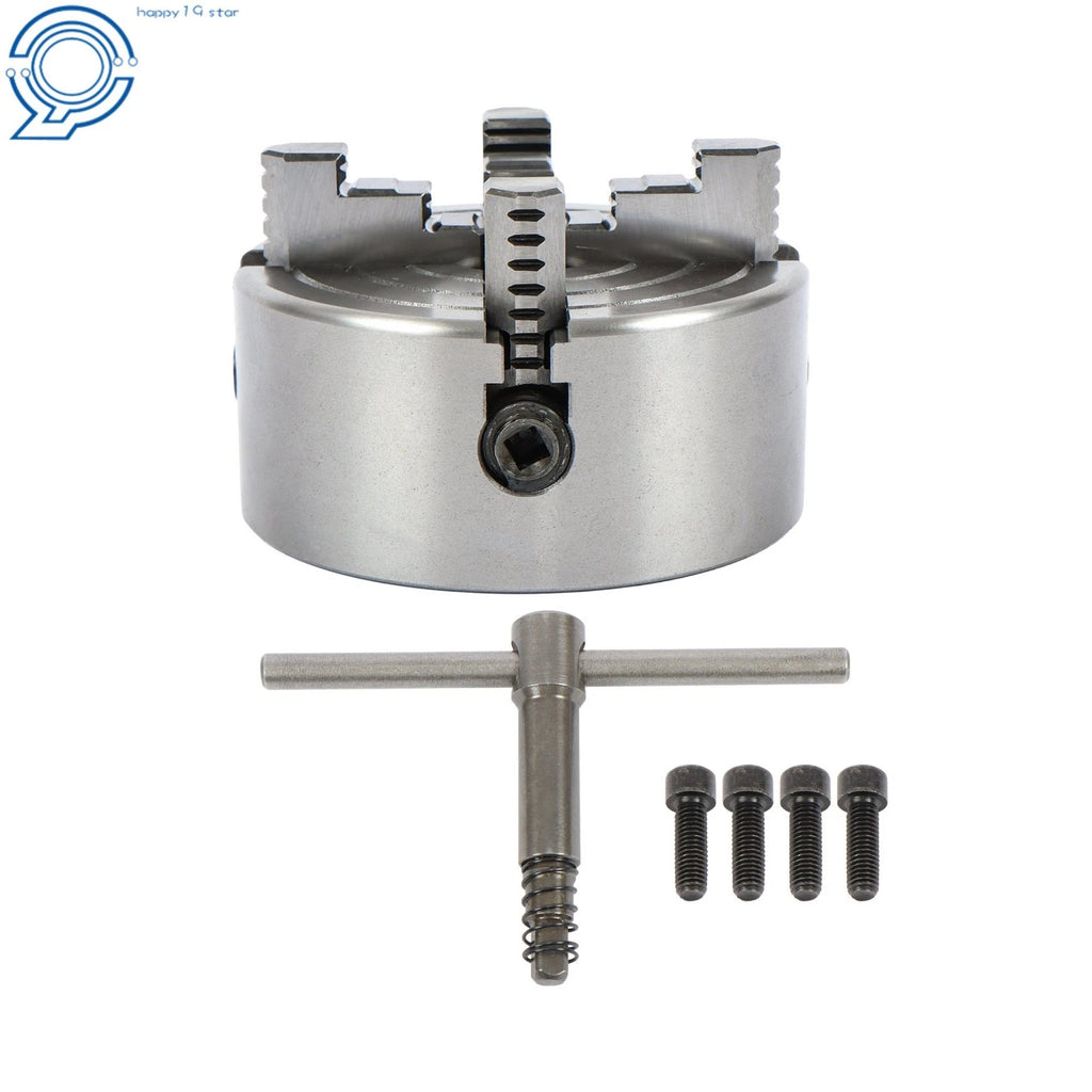 Reversible Jaw 5" 4-Jaw Lathe Chuck for Wood Turning (K72-125)