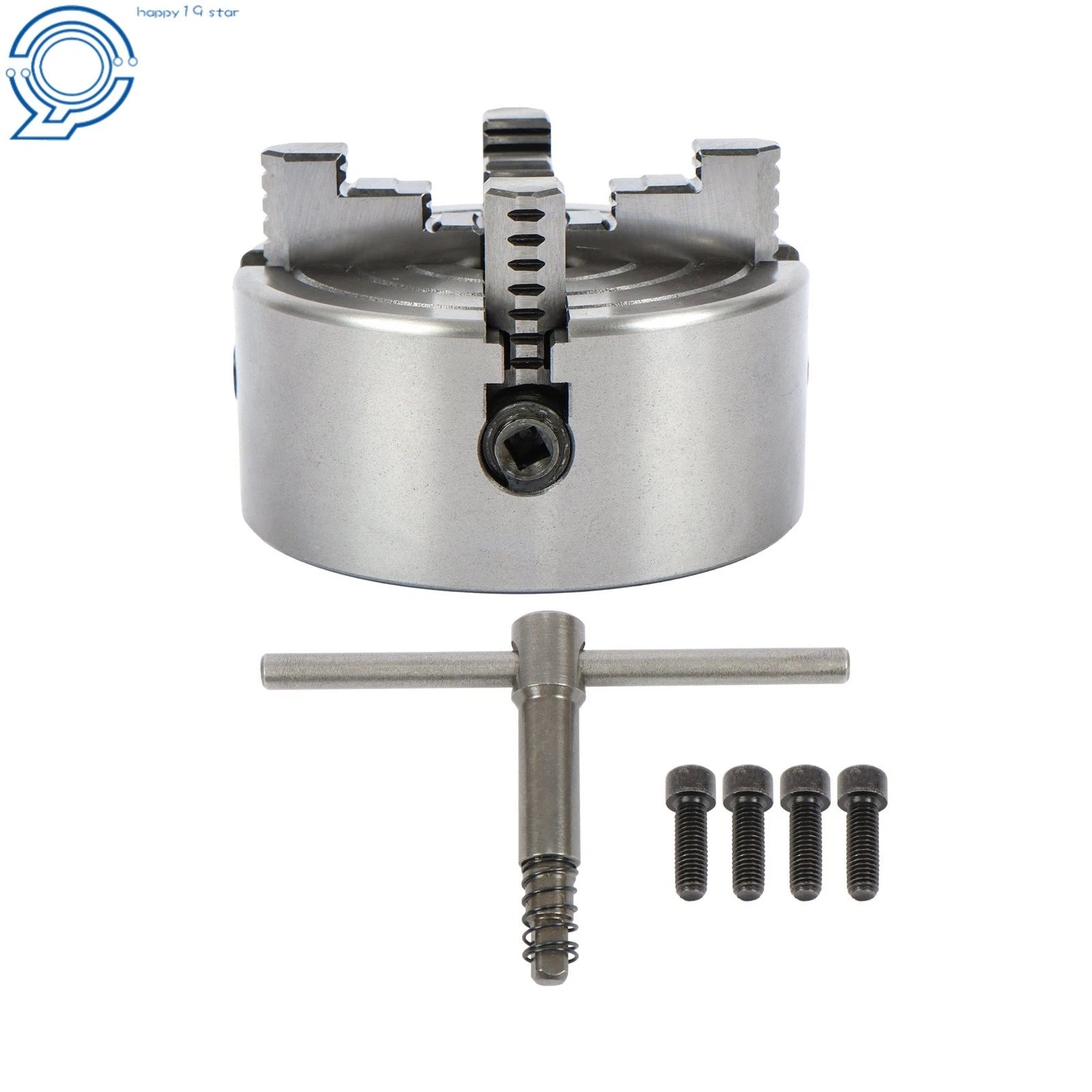 Reversible Jaw 5" 4-Jaw Lathe Chuck for Wood Turning (K72-125)