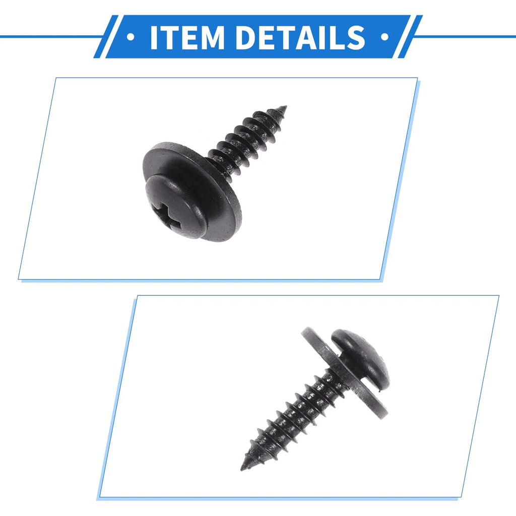 30 Pcs Fender Liner Splash Shield Bumper Cover Screw for Honda Accord (2006–2007)