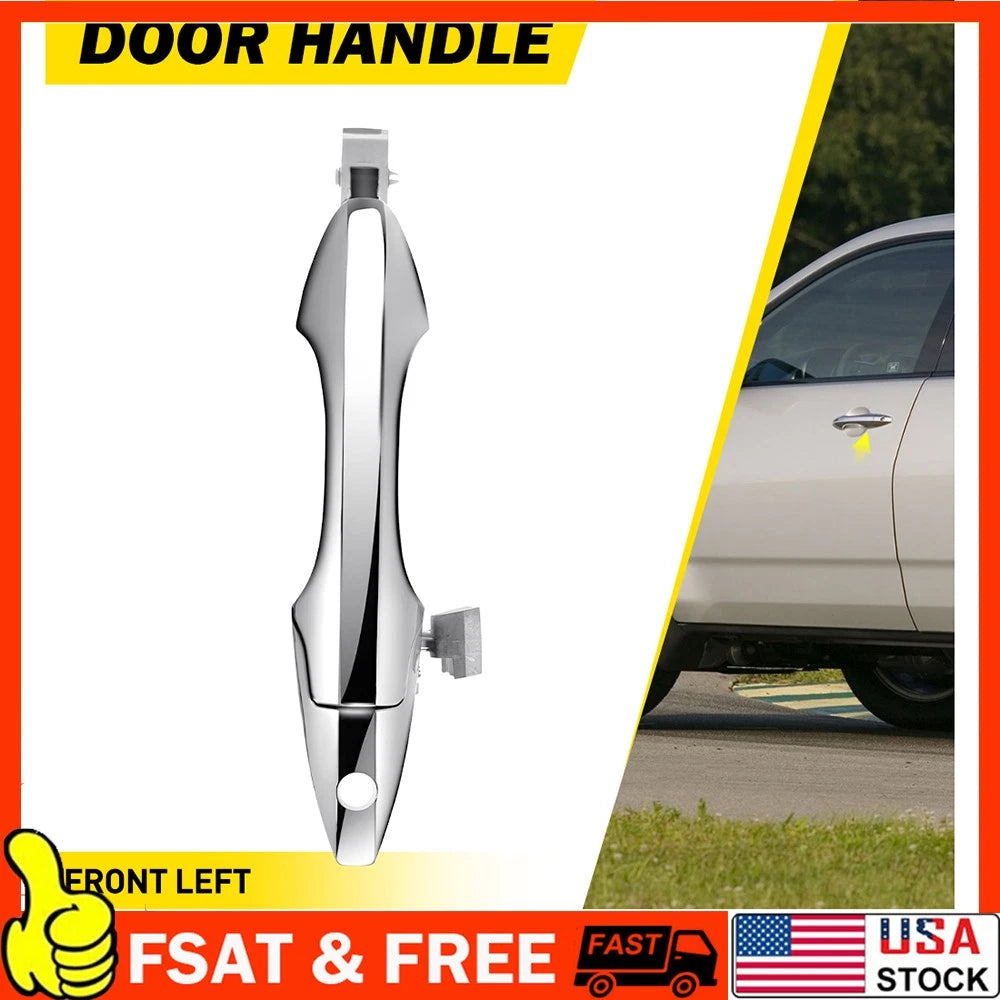 Chrome Exterior Door Handle for Acura MDX (2007â2013) Front Driver Side