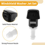 Windshield Washer Nozzle Kit for Jeep Compass (2007–2010) No. 5113049AA, Gaskets