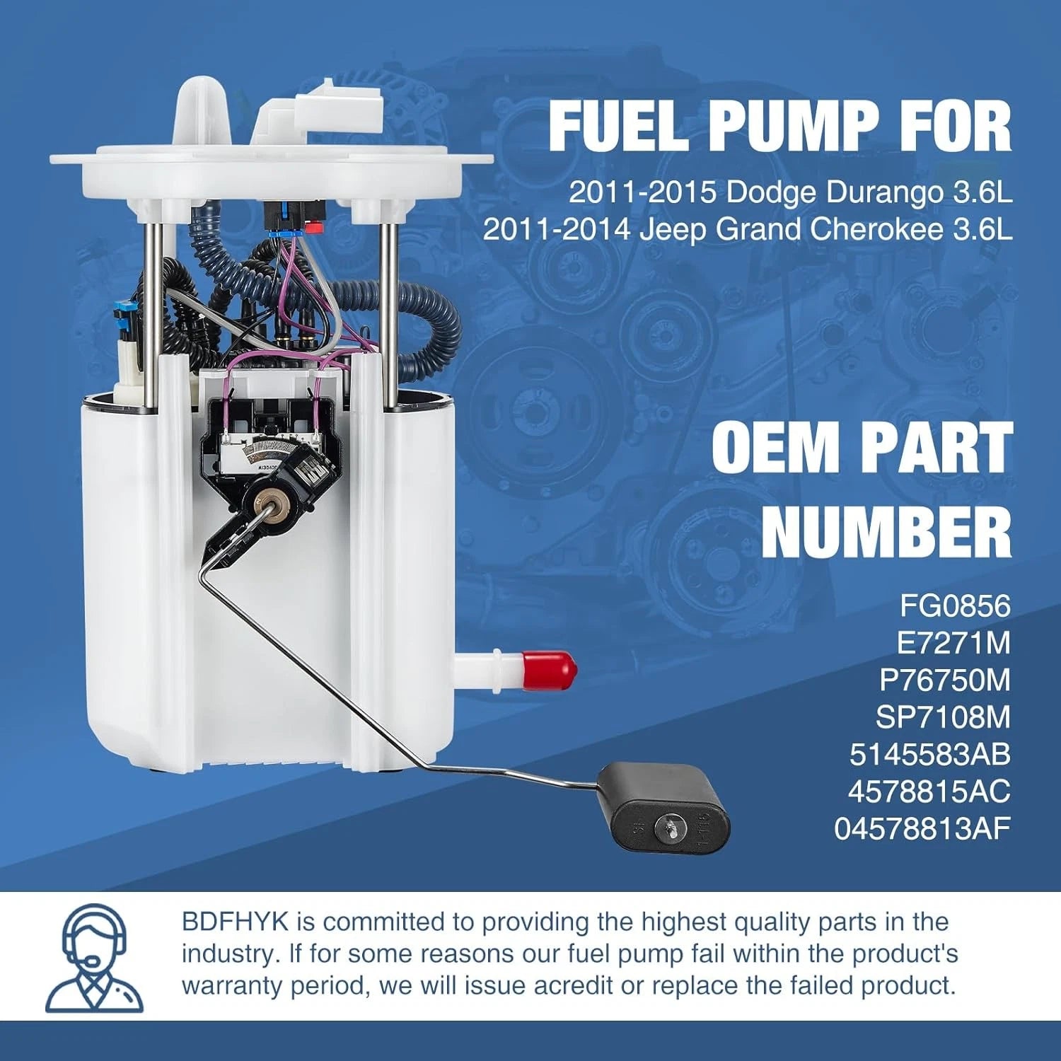 Gas Fuel Pump Module Assembly for Ford Escape/Mazda Tribute (2001–2004)