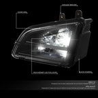 Full White LED Fog Light for Volvo VNL Truck (2018–2022)