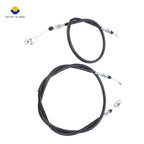 Set of 2 Rear Brake Cable Parking Cables (1201 & 1202) for Kawasaki Mule