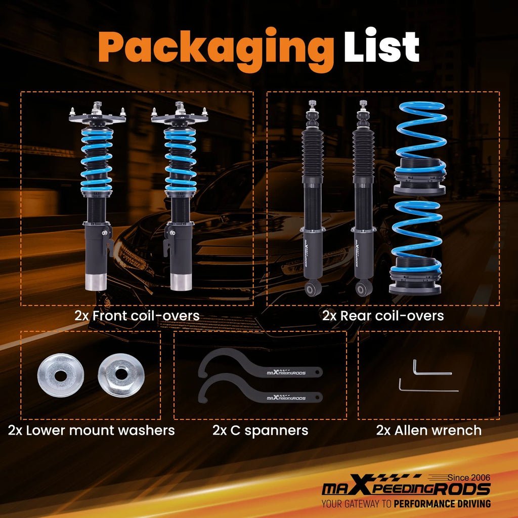 MaXpeedingrods T6 Coilovers for Mazda RX-7 (SA/FB) (1979–1985)