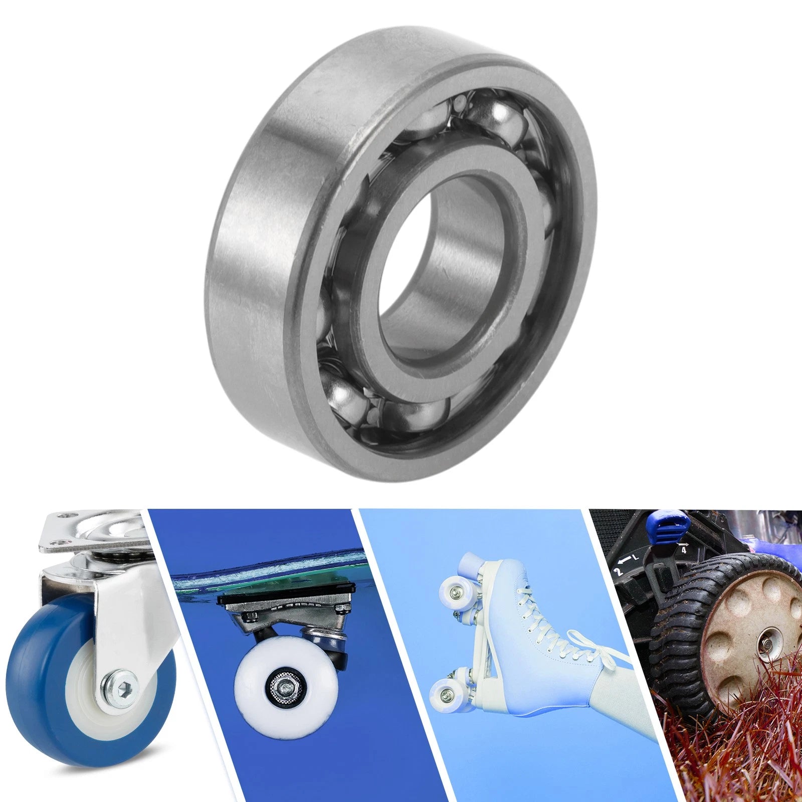 6204 Deep Groove Ball Bearings for Scooter Skateboard Wheel (20x47x14mm)
