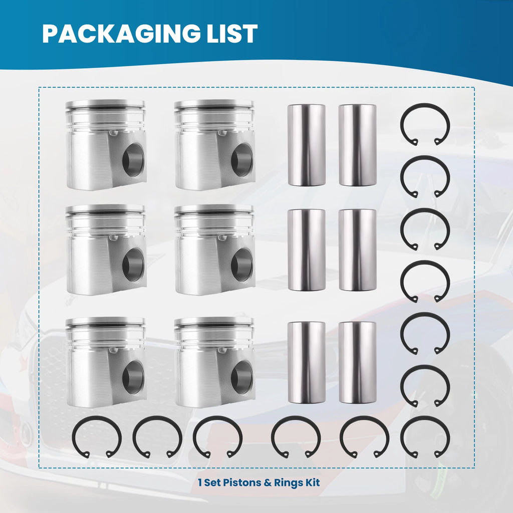 Piston Rings Set for Dodge Ram 5.9L Cummins (2004–2006)
