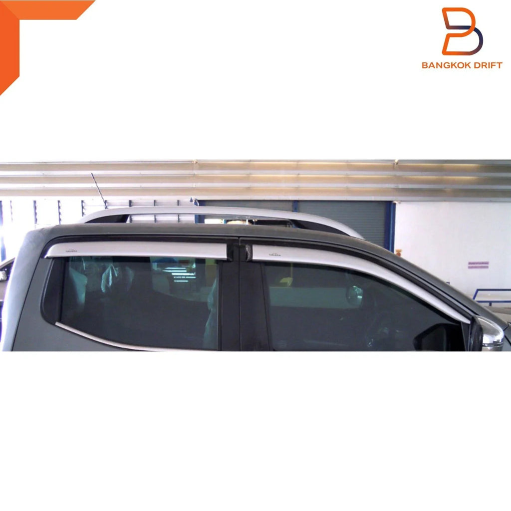 Silver Visor Wind Deflector for Nissan NP300 Navara D23 (2015-2020)