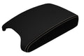 Console Lid Armrest Cover for BMW X5 E53 (2000–2006) Carbon Fiber Beige Stitch