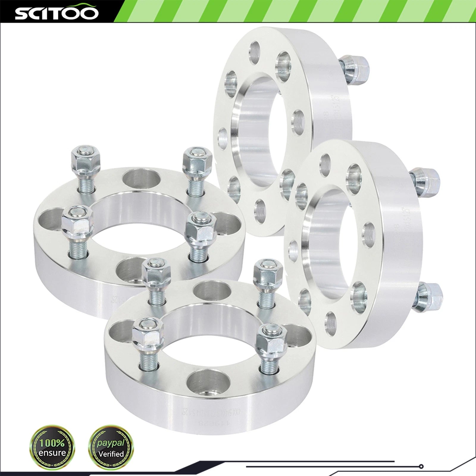4X 1.25" Wheel Spacers 78.1mm CB 12x1.5 for Honda Accord Prelude
