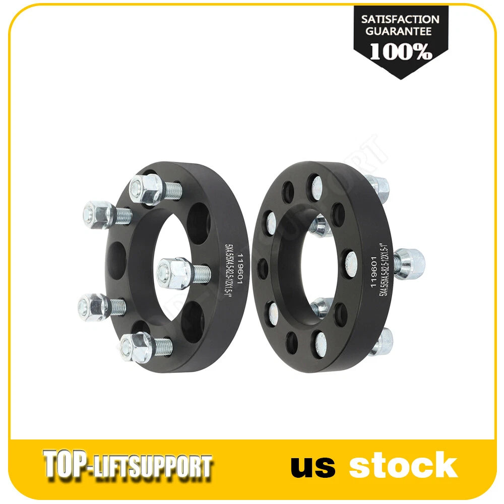 2X 1" Wheel Spacers for Hyundai Genesis Coupe, Honda Accord