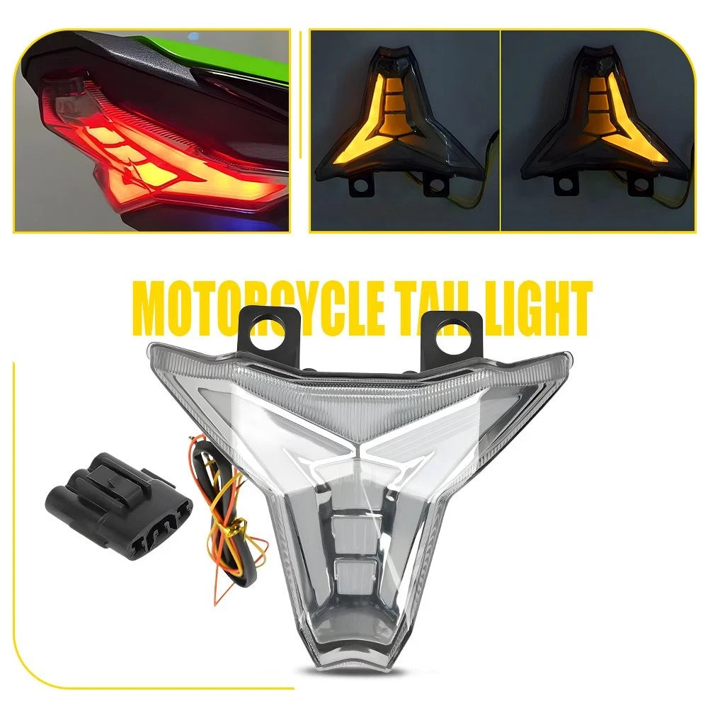 Integrated LED Tail Light Turn Signal for Kawasaki Z1000 Ninja ZX-10R (2016–2024)