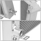 Full Aluminum 3-Row Racing Cooling Radiator for Cherokee/Comanche