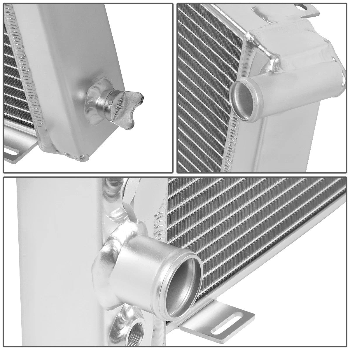 Full Aluminum 3-Row Racing Cooling Radiator for Cherokee/Comanche