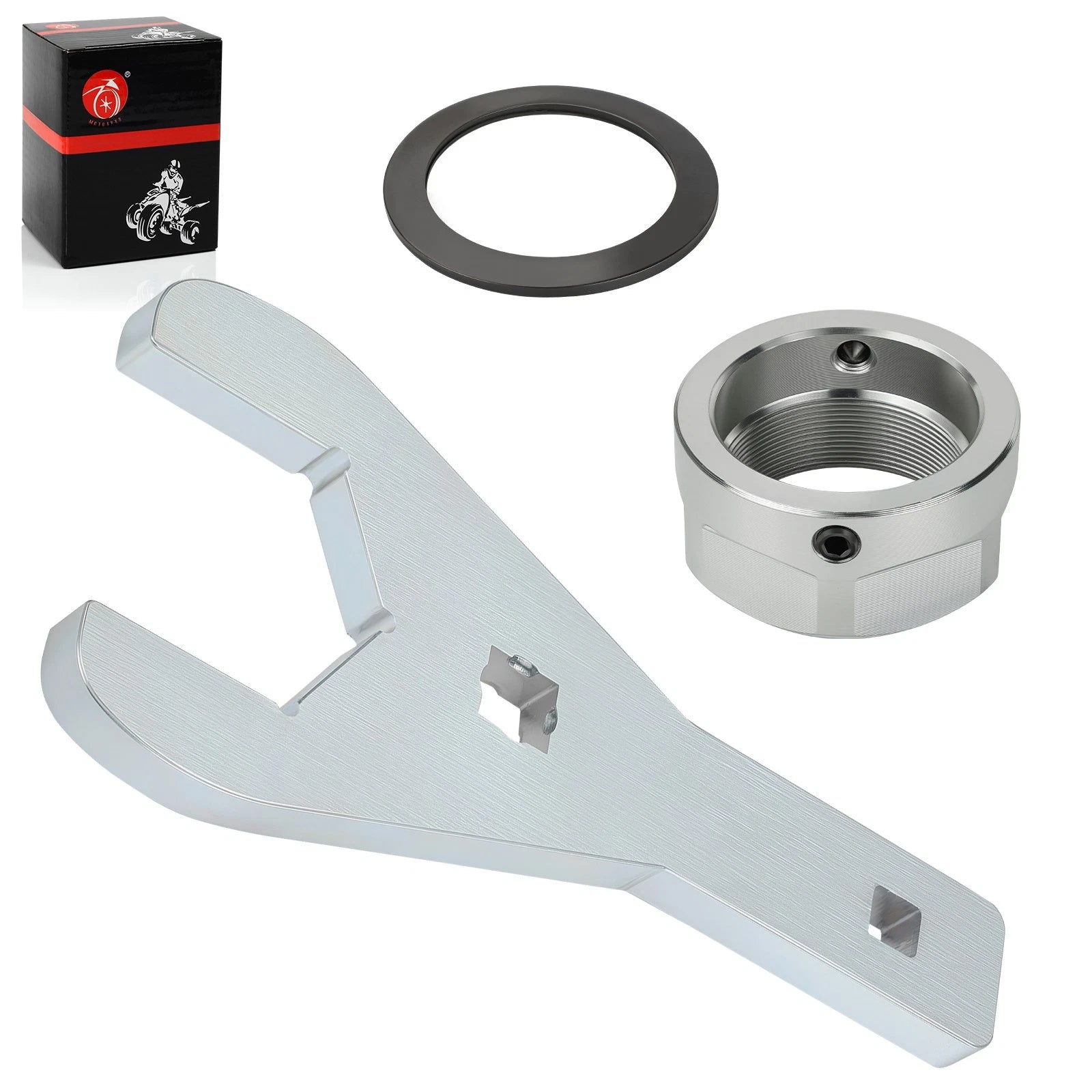Rear Axle Lock Nut + Wrench Tool for Yamaha Raptor 700 700R (2006–2022)