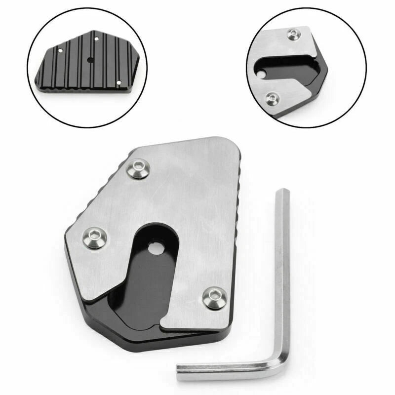 CNC Kickstand Side Stand Extension Pad for Suzuki V-Strom 650XT (2017–2019) T9