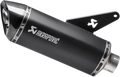 Akrapovic Slip-On Line Muffler for - Titanium, Black S-D8SO2-HRBL