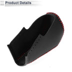 Gear Shift Knob Cover for BMW 3 Series (2004–2012) Black Carbon Fiber Red