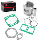 Top End Kit Set for EZGO 2 Cycle Golf Cart 3PG (1989–1993) - .5mm O.S Piston Ring Gasket