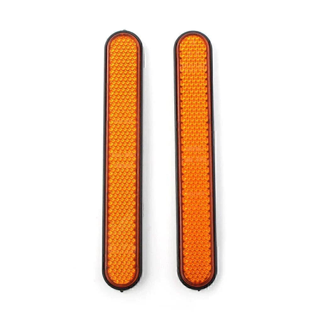 Orange Rear Shock Absorber Reflector Strip for Harley Sportster 883 1200 (2004-2023)