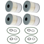 Set of 4 Fuel Filters for Detroit Diesel DD13 DD15 DD16