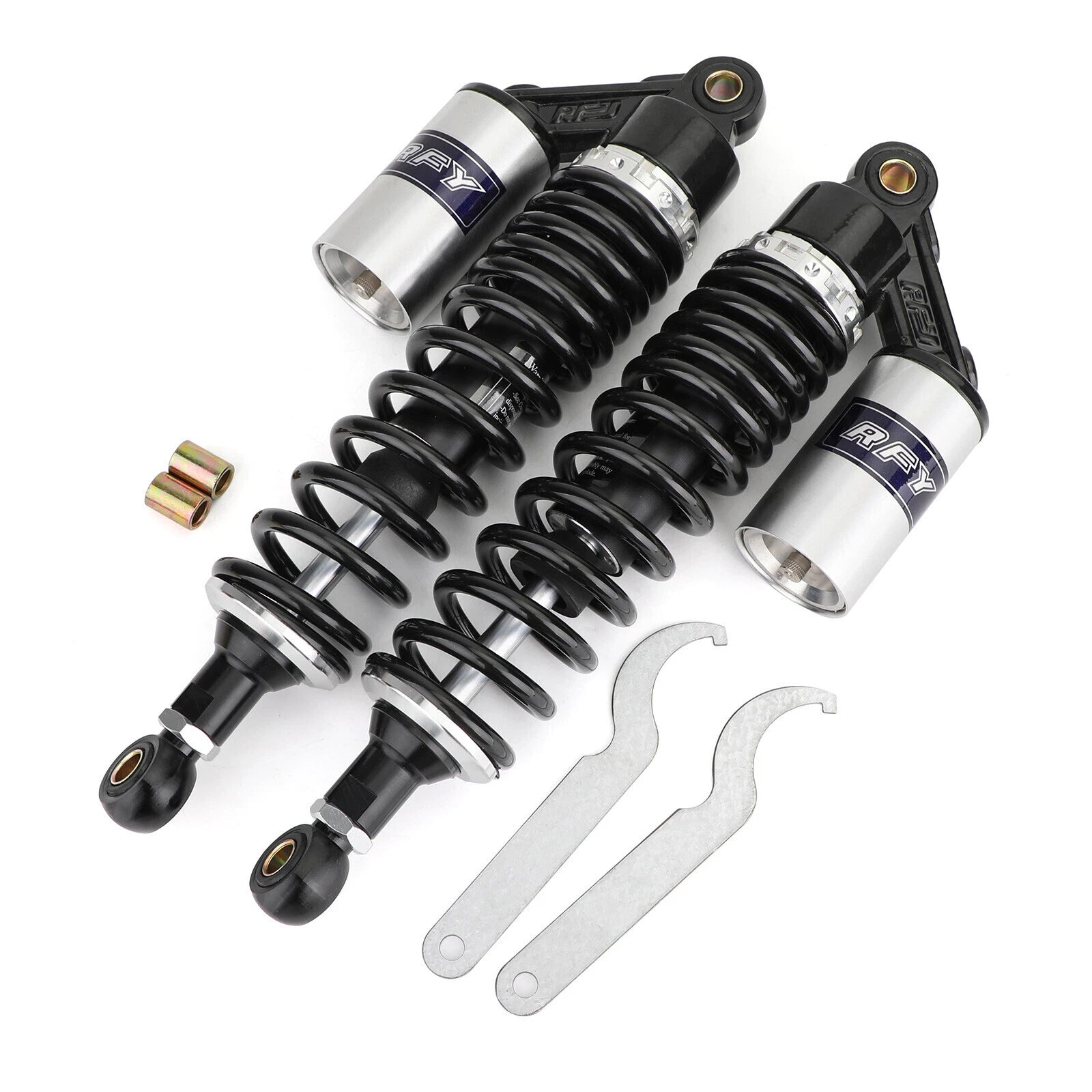 2X 340mm Rear Air Shock Absorbers for Suzuki Yamaha Honda