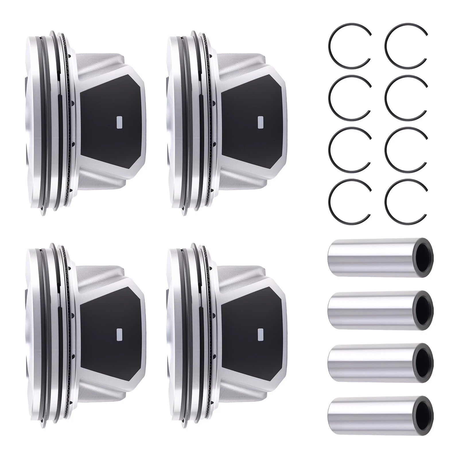 4X Engine Piston Set for Ford Mustang 2015–2019, Focus MKC 2.3L EJ7Z-6108-E