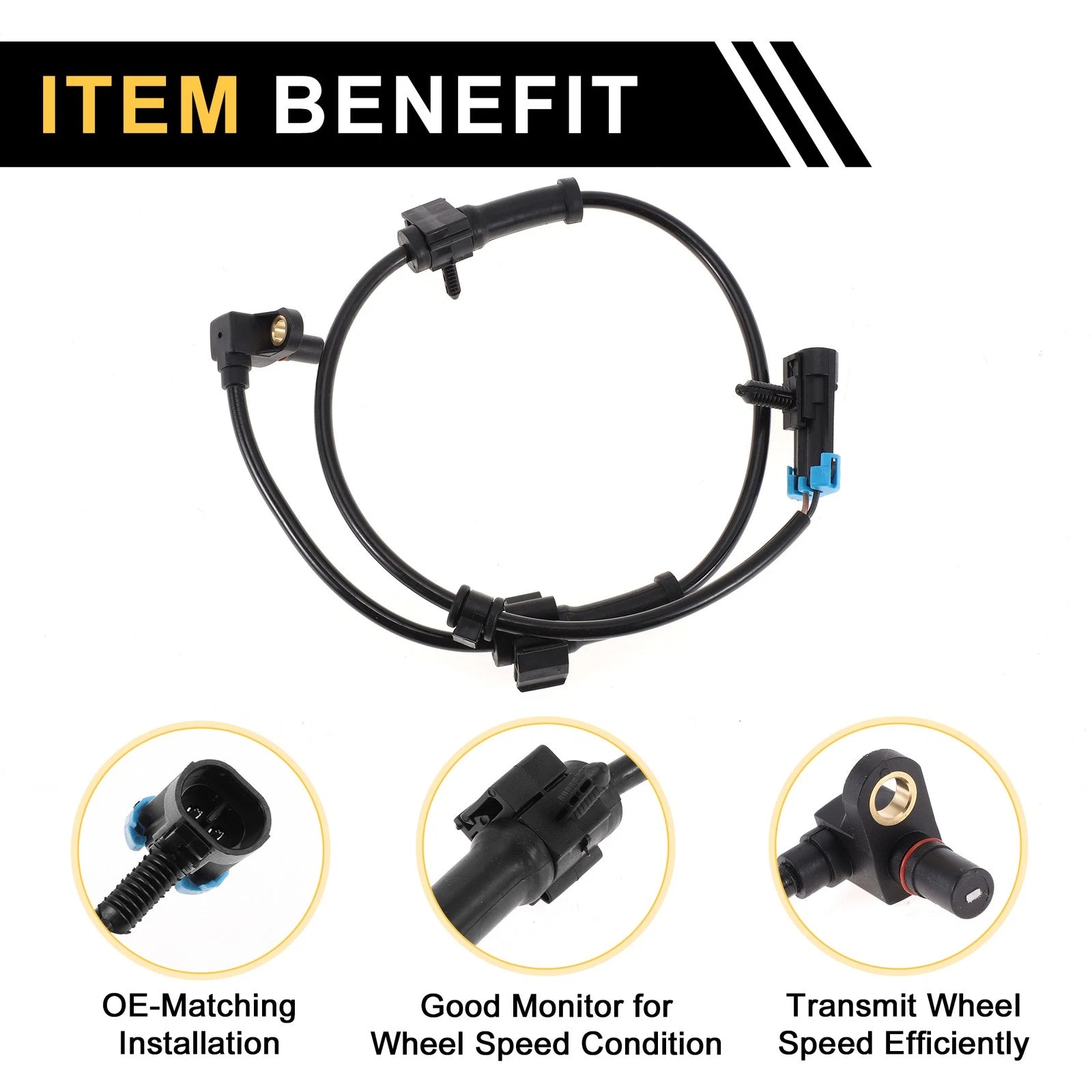 ABS Wheel Speed Sensor No.15037208 for Chevrolet Silverado 3500 (2001–2007)