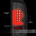 Red LED L-Bar Tail Brake Light Lamp for Ford Super Duty F150 (1999–2007)
