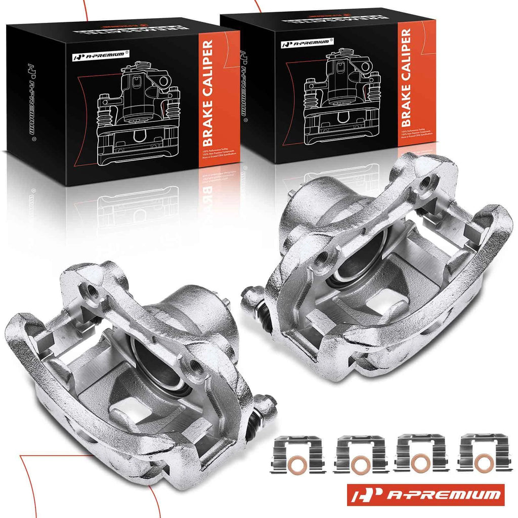 Pair Front Disc Brake Calipers for Nissan Sentra (2000–2006)
