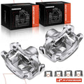 Pair Front Disc Brake Calipers for Nissan Sentra (2000–2006)