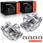 Pair Front Disc Brake Calipers for Nissan Sentra (2000–2006)