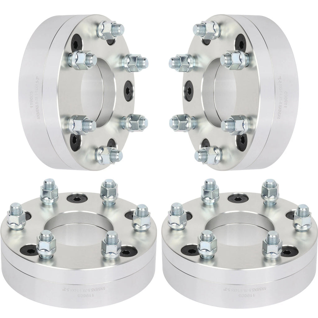 Set of 4 Wheel Spacers for Jeep Grand Cherokee (2" 5x5 to 6x5.5)